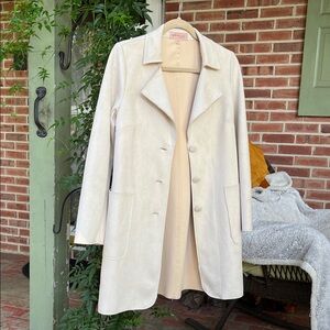 Philosophy Cream Trench Coat